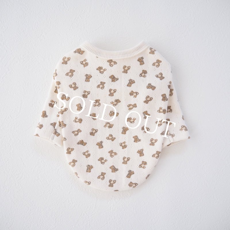 画像1: little little bearロンTee【名入れ無料】 (1)