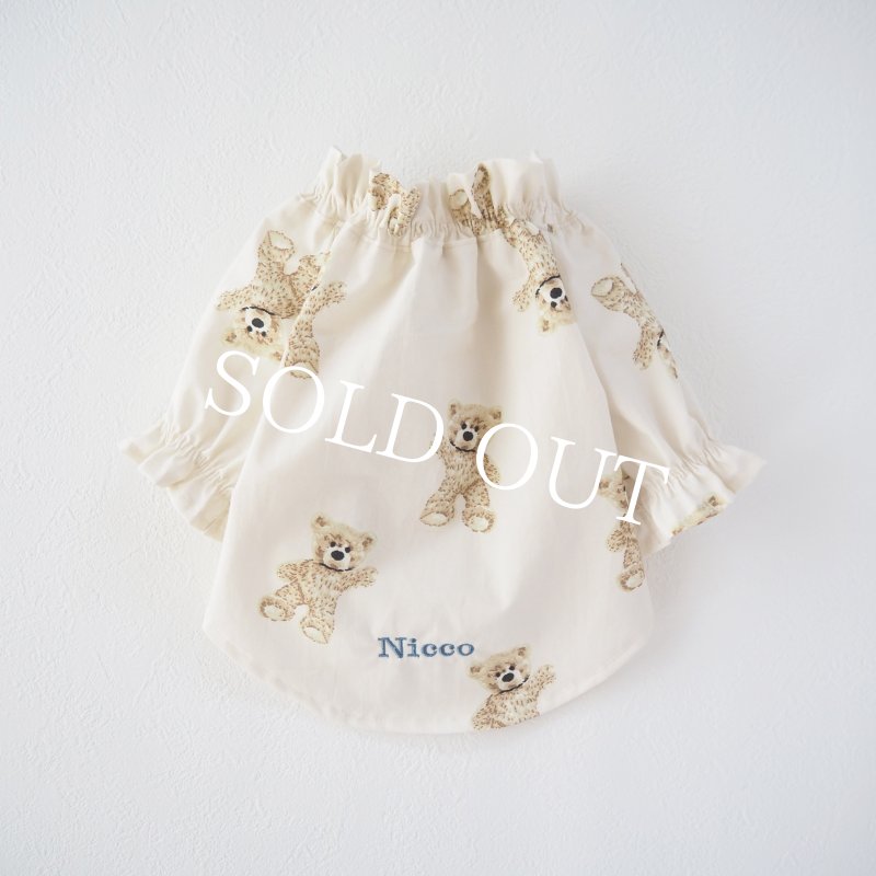 画像1: Hi!Bearキャンディスモックブラウス【名入れ無料】 (1)