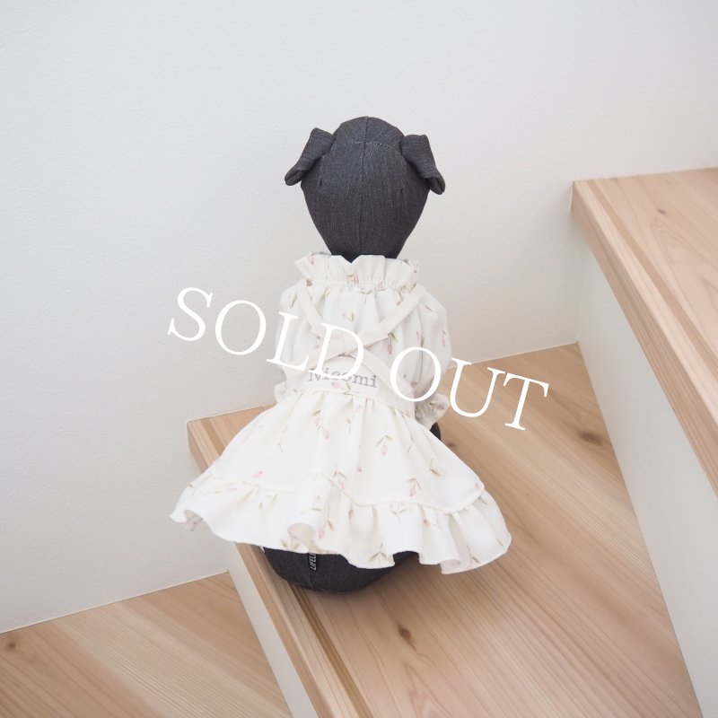 画像31: Flower danceバックリボンエプロンワンピース：pink tulip【名入れ無料】 (31)