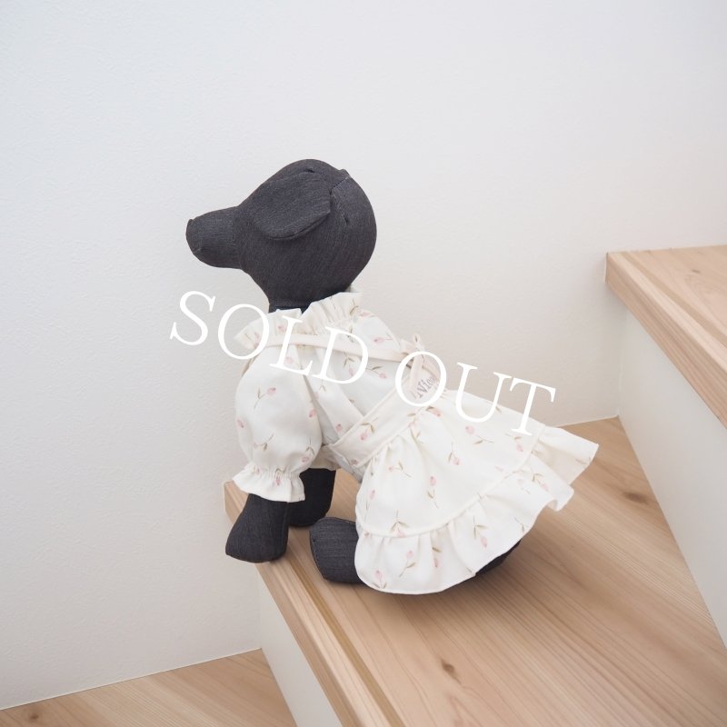 画像32: Flower danceバックリボンエプロンワンピース：pink tulip【名入れ無料】 (32)