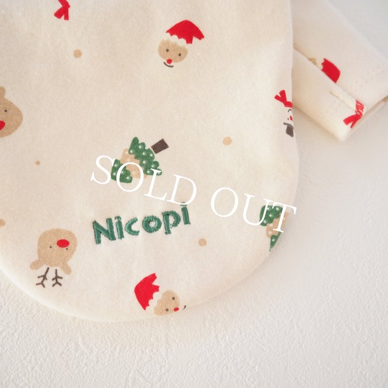 画像7: クリスマスワッフルロンTee【名入れ無料】 (7)