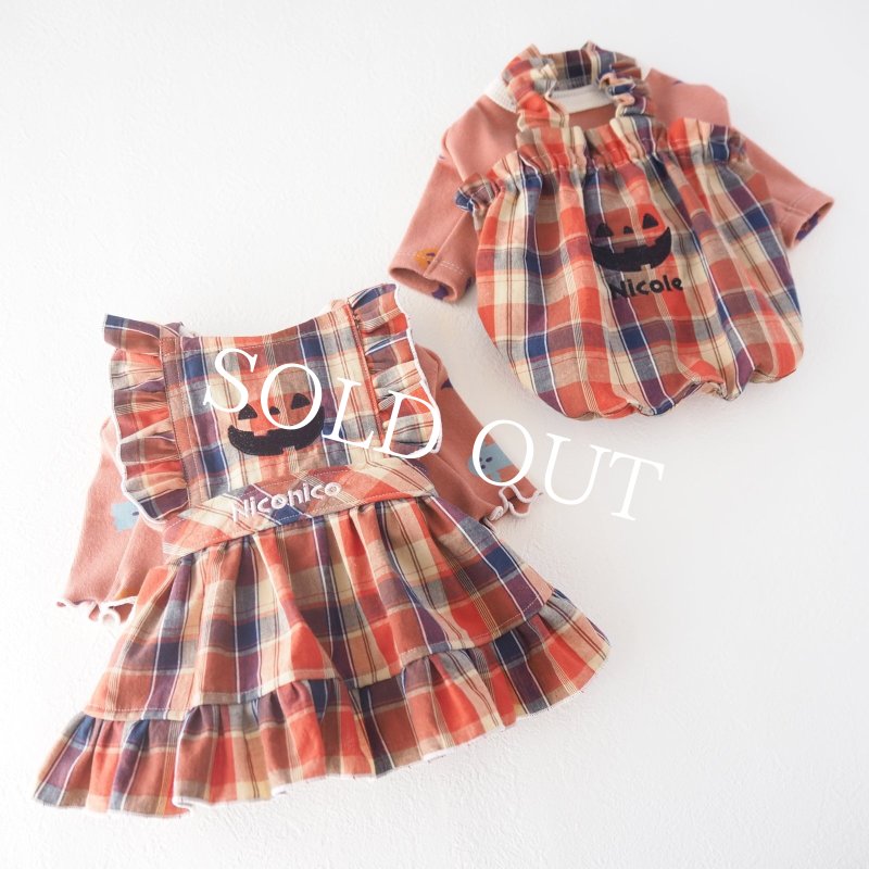 画像16: Happy Halloweenメローカットソー：アンティークオレンジ【名入れ無料】半袖/袖無しへの変更可◎ (16)