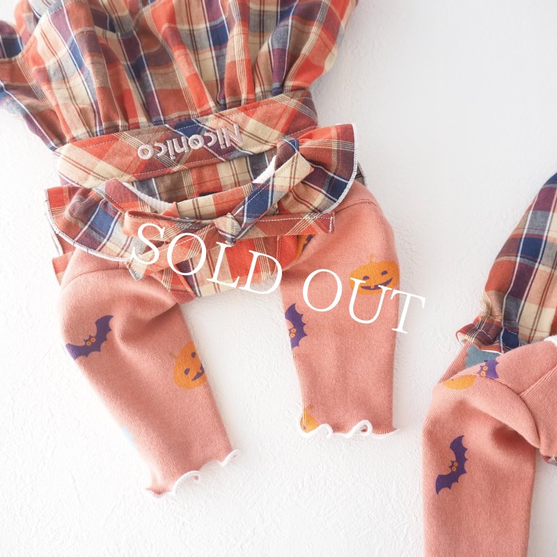 画像17: Happy Halloweenメローカットソー：アンティークオレンジ【名入れ無料】半袖/袖無しへの変更可◎ (17)