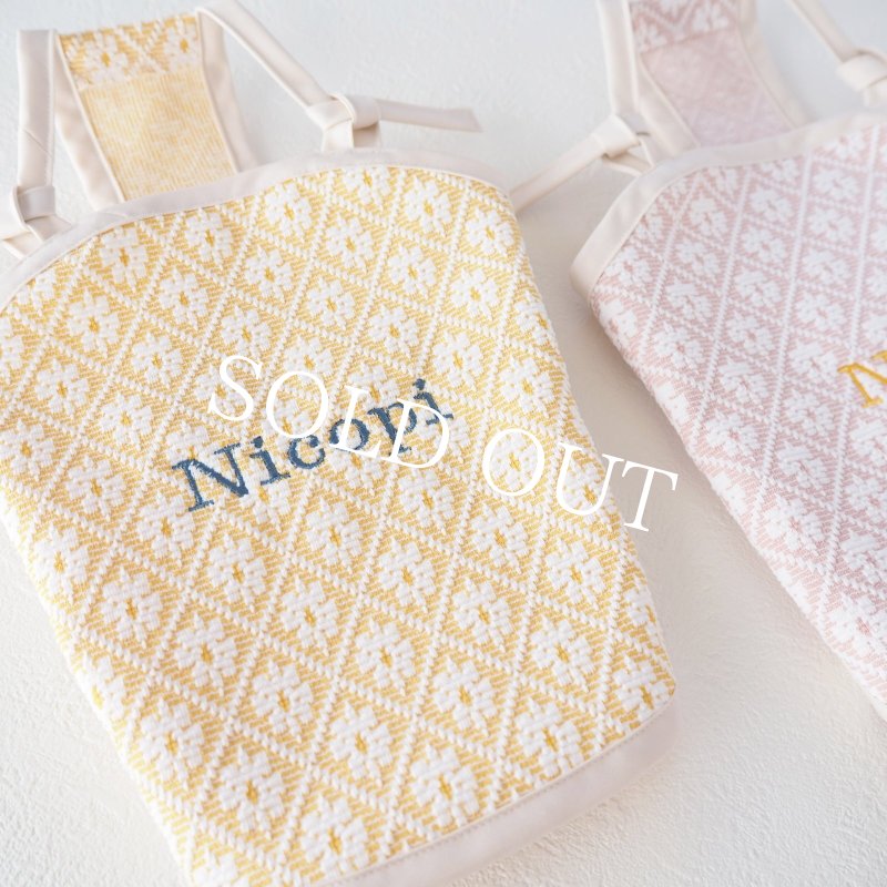 画像11: フルールトレリスストラップトップス：ミモザイエロー【名入れ無料】 (11)