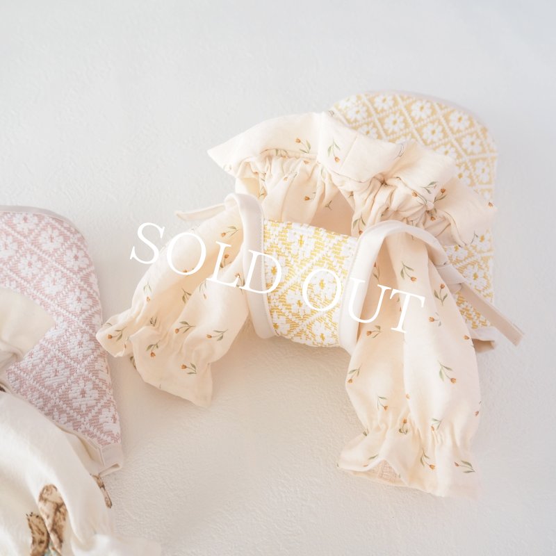 画像16: フルールトレリスストラップトップス：ミモザイエロー【名入れ無料】 (16)