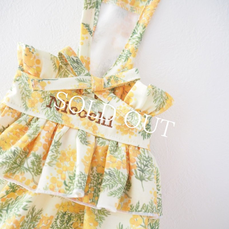 画像2: フリルブーケミモザドレス【名入れ無料】 (2)