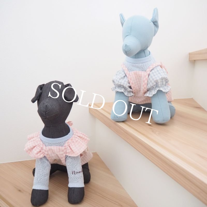 画像17: 【★】バックダブルストラップ：ピンクギンガムチェック：さくらんぼ刺繍【名入れ無料】 (17)