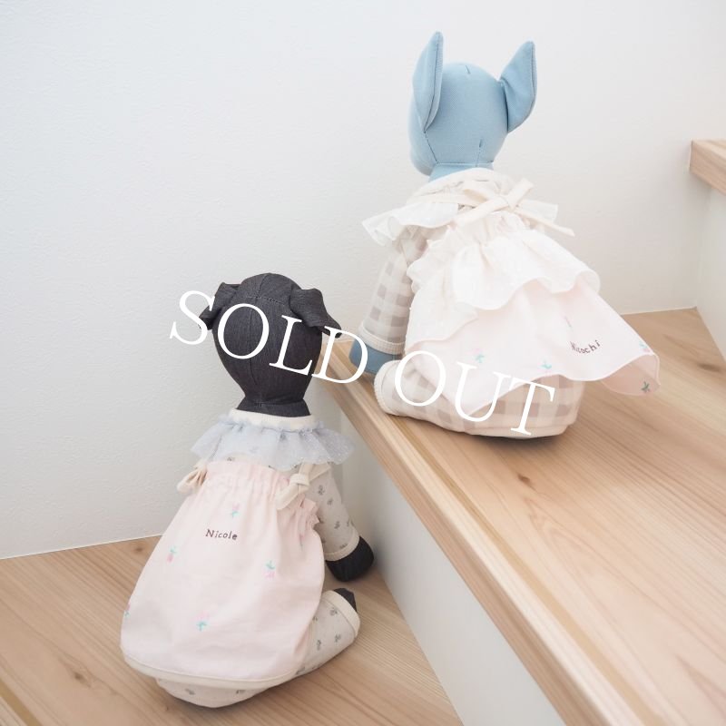 画像27: ネックフリルやわらかロンパース：チェック【名入れ無料】半袖/袖無しへの変更可◎ (27)