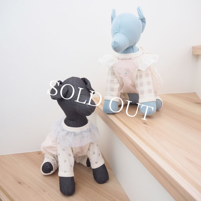 画像29: ネックフリルやわらかロンパース：チェック【名入れ無料】半袖/袖無しへの変更可◎ (29)