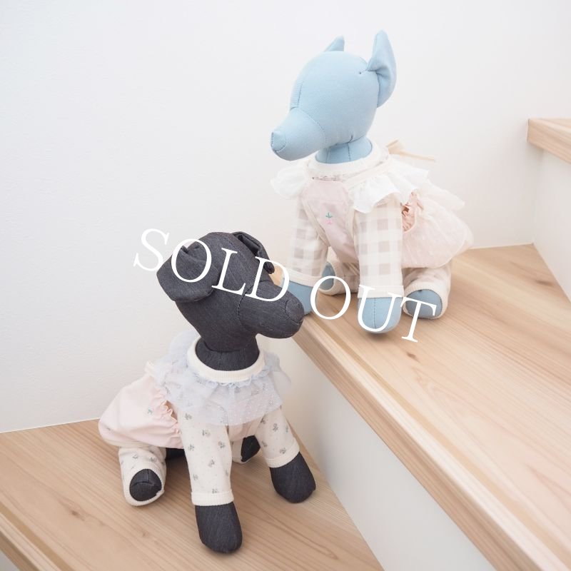 画像30: ネックフリルやわらかロンパース：チェック【名入れ無料】半袖/袖無しへの変更可◎ (30)