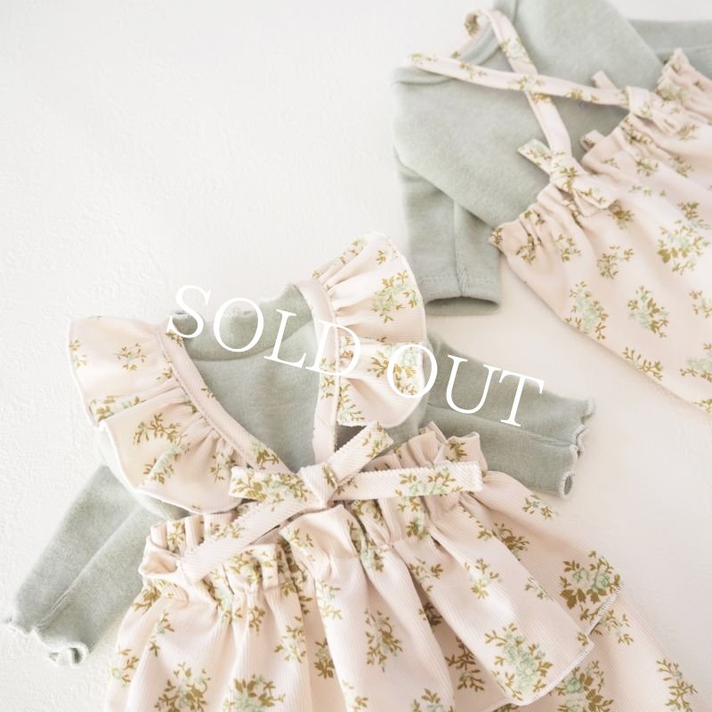 画像10: フルーロンコーデュロイ：フリルフリルワンピース【名入れ無料】 (10)