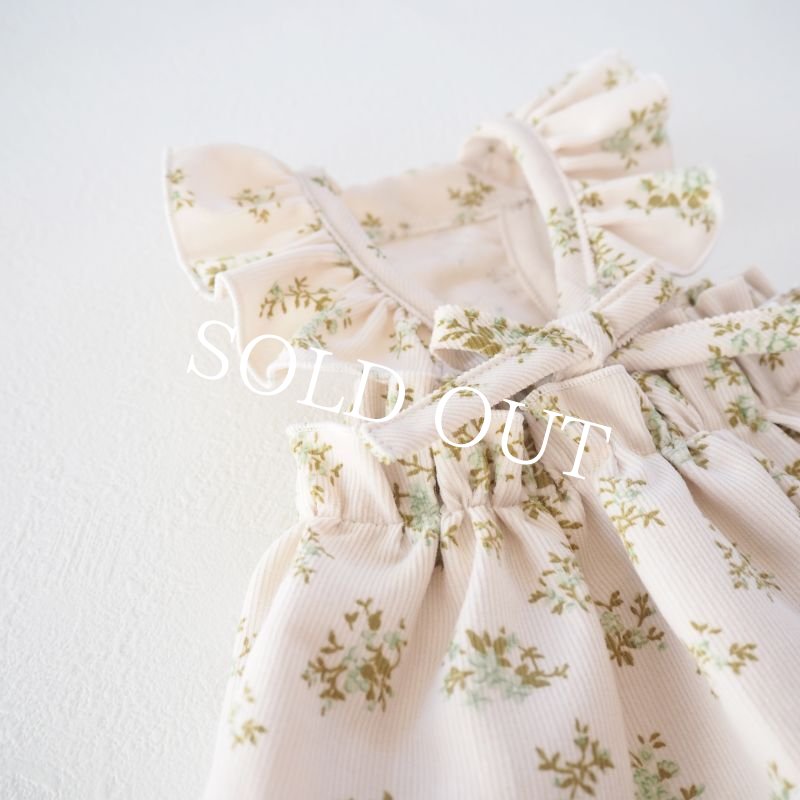 画像6: フルーロンコーデュロイ：フリルフリルワンピース【名入れ無料】 (6)