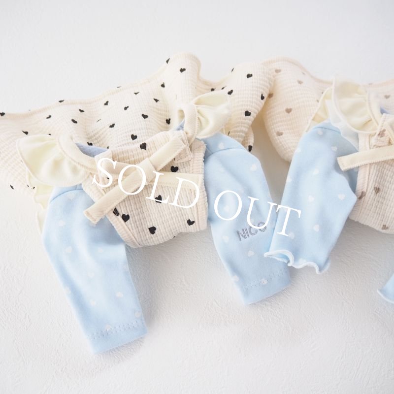 画像22: 【予約販売】5月下旬頃発送目安【完全受注】little heartフリルエプロンドレス：black【名入れ無料】 (22)