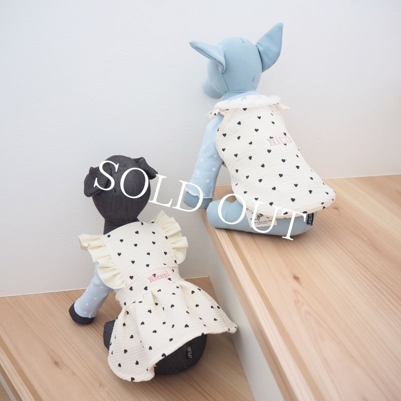 画像31: 【予約販売】5月下旬頃発送目安【完全受注】little heartフリルエプロンドレス：black【名入れ無料】 (31)