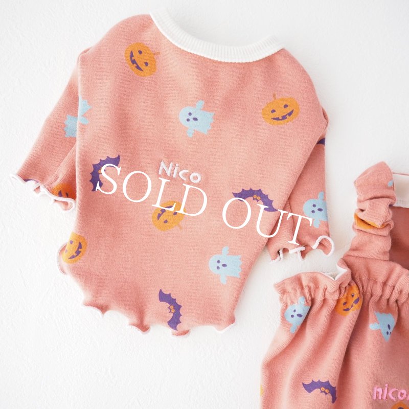 画像13: Happy Halloweenメローカットソー：アンティークオレンジ【名入れ無料】半袖/袖無しへの変更可◎ (13)