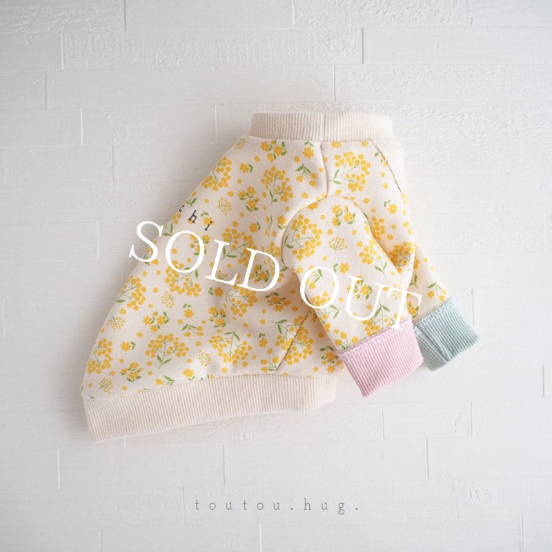 画像7: Marshmallow rib ミモザスウェット【名入れ無料】半袖/袖無しへの変更可◎ (7)