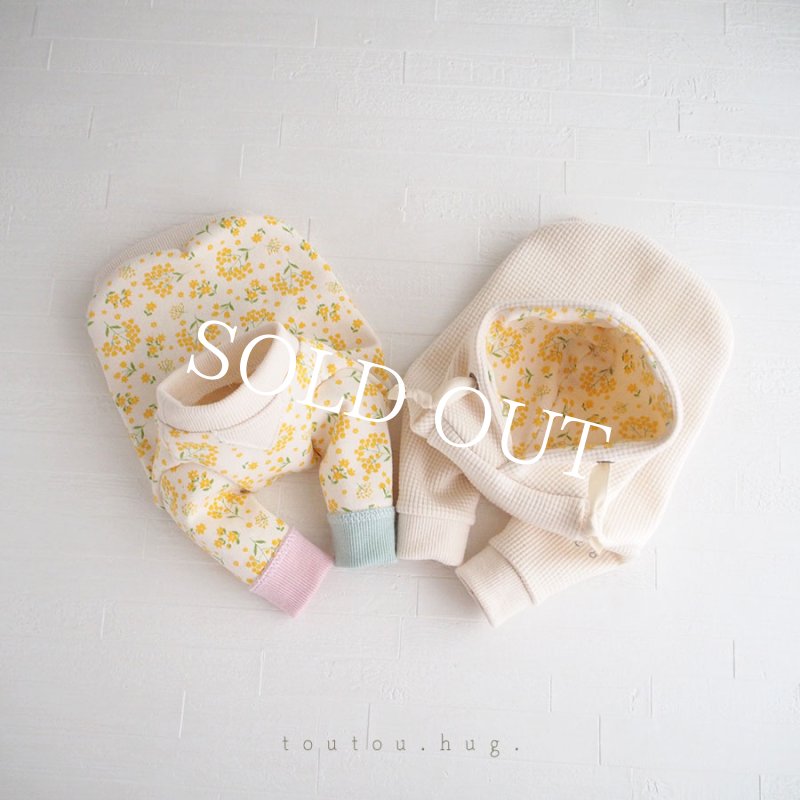 画像5: Marshmallow rib ミモザスウェット【名入れ無料】半袖/袖無しへの変更可◎ (5)