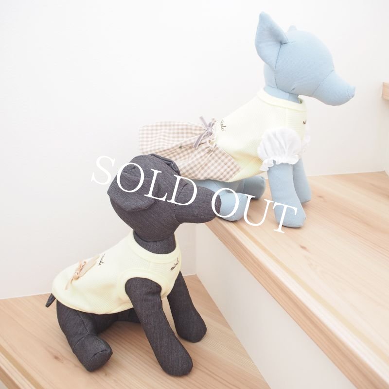 画像11: うさうさワッフルタンクトップ：レモン【名入れ無料】 (11)