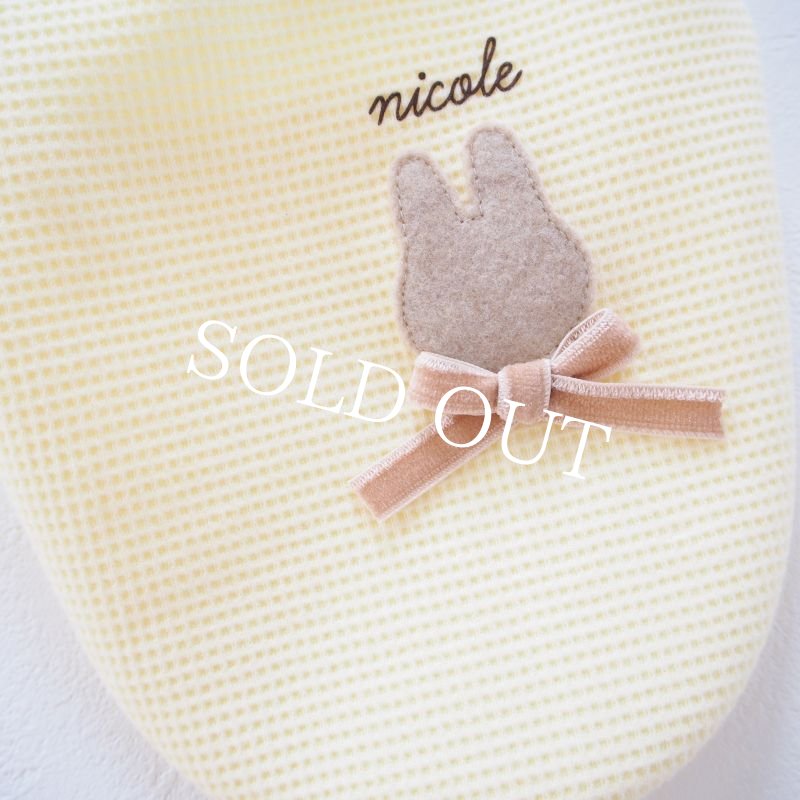 画像3: うさうさワッフルタンクトップ：レモン【名入れ無料】 (3)