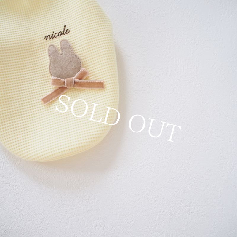 画像7: うさうさワッフルタンクトップ：レモン【名入れ無料】 (7)